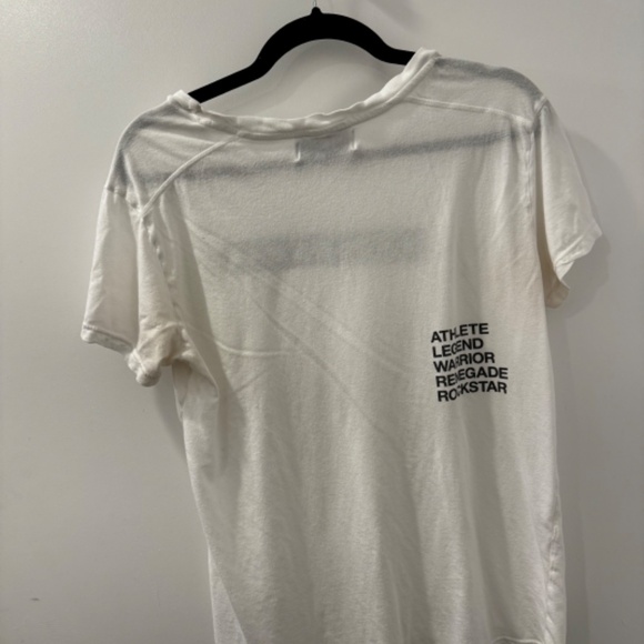 SoulCycle White "SOULWOMAN" Scoop Neck T-Shirt - Gently Worn - Picture 2 of 5
